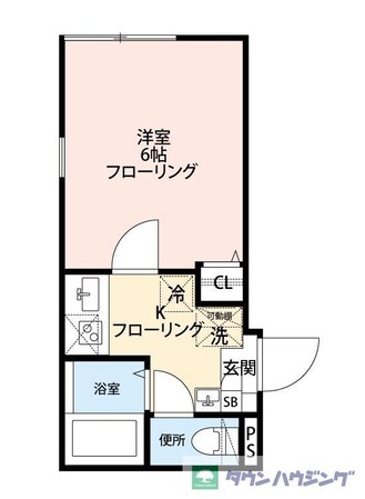 グランクオール大和町の物件間取画像